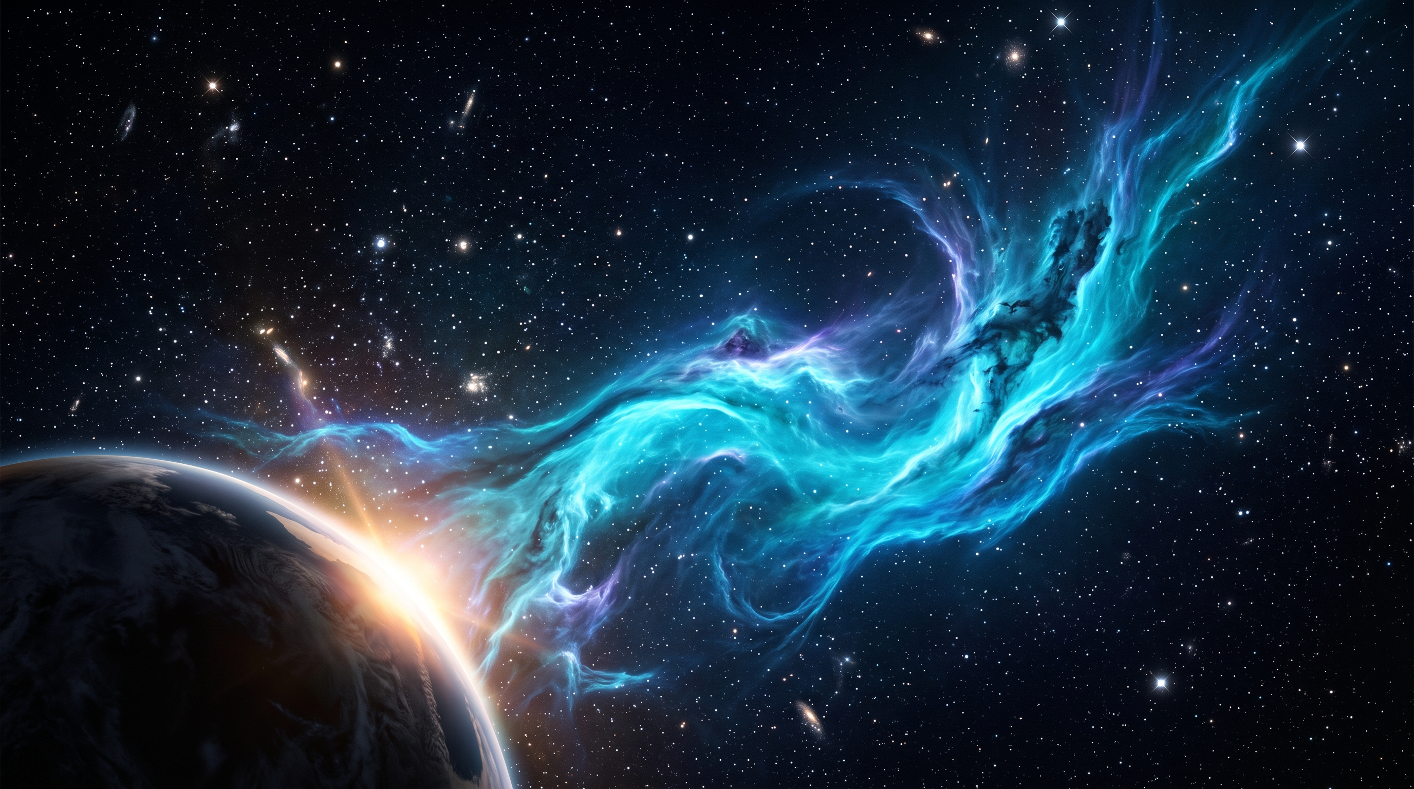 Cinematic future technology visual for Nebula AI Group
