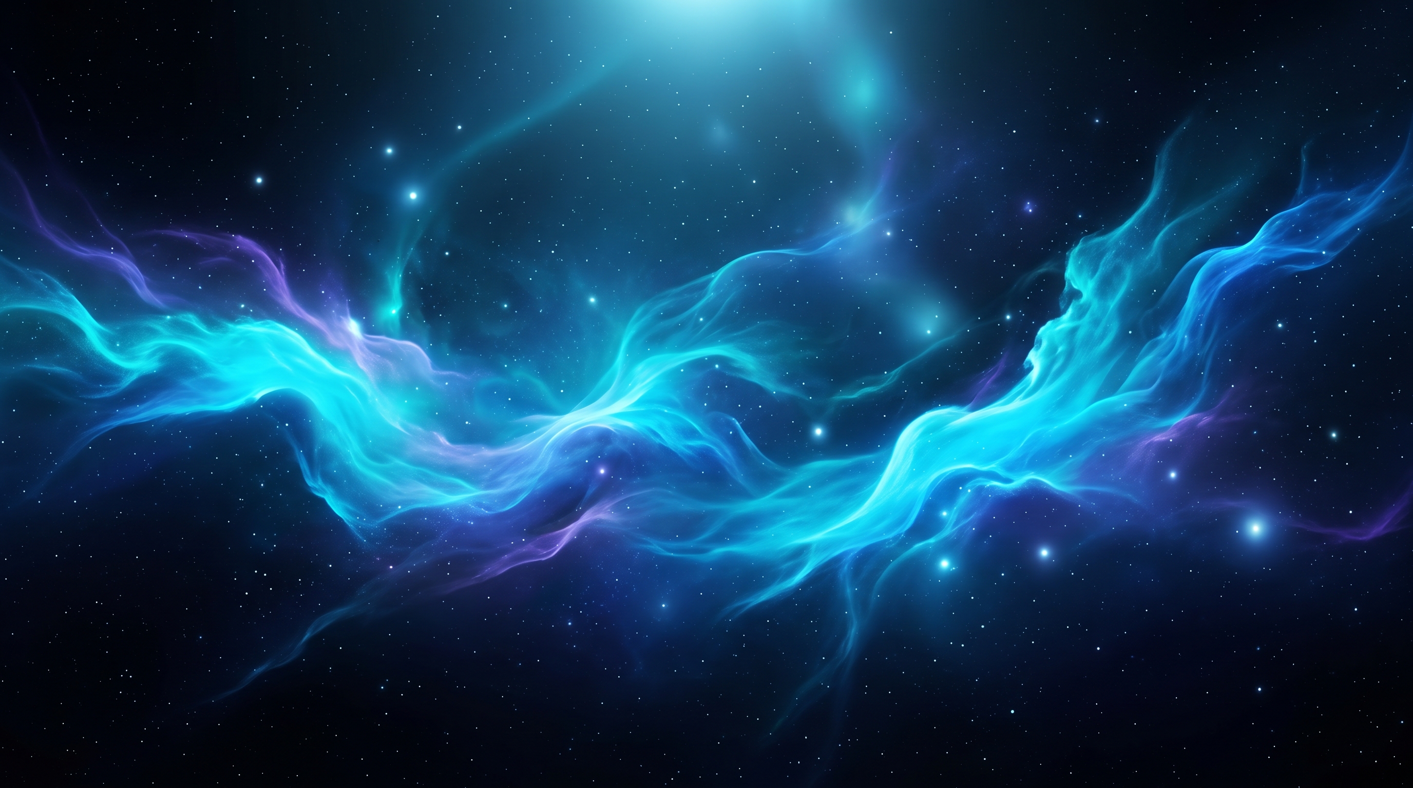 Cinematic platform vision visual for Nebula AI Group