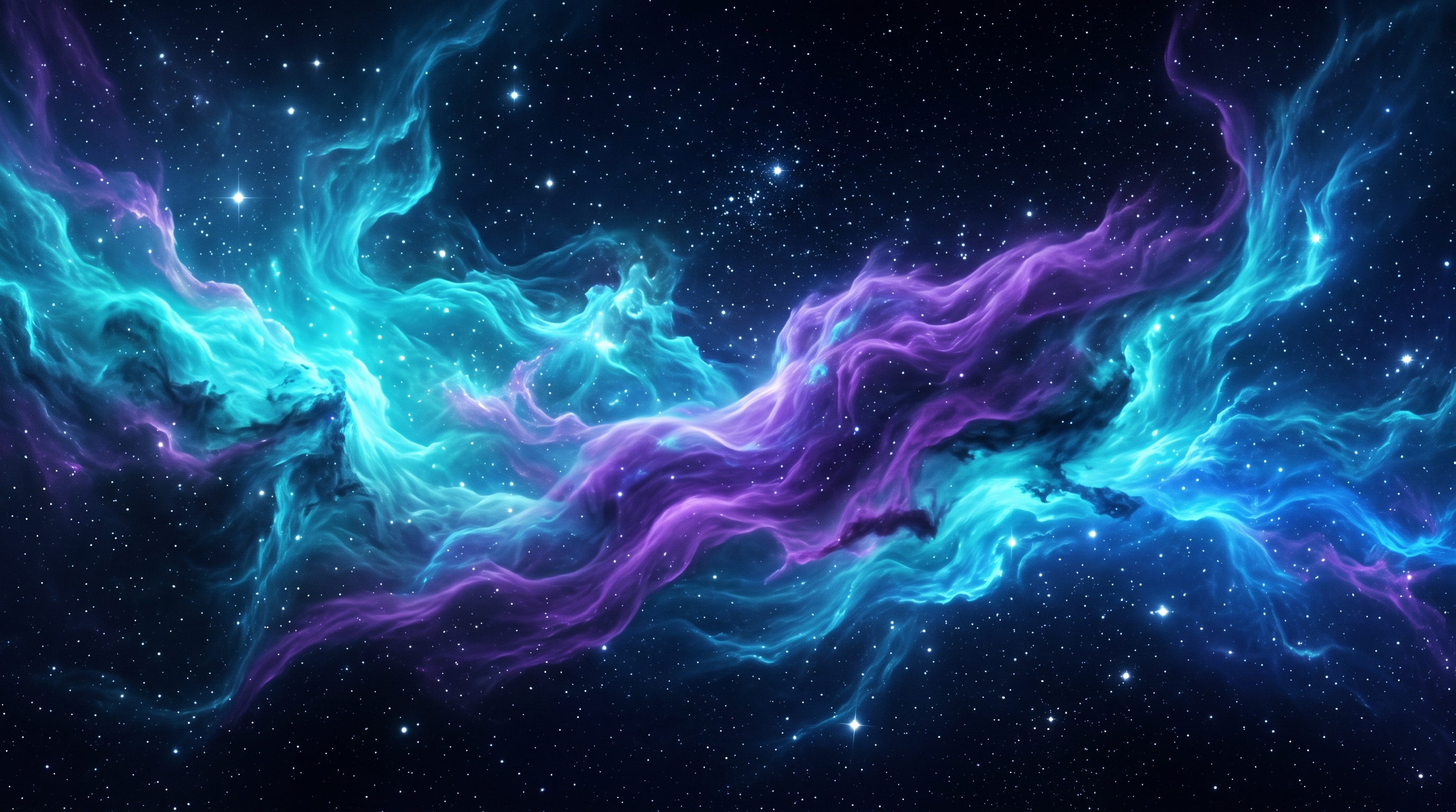 Cinematic platform ecosystem visual for Nebula AI Group